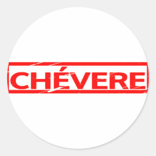 Chévere Frimärke Runt Klistermärke