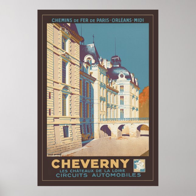 Cheverny Poster (Framsidan)