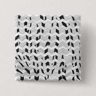 Cheveron Tiger Black and White Print Knapp
