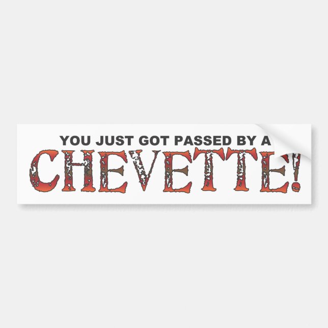Chevette bildekal (Framsidan)
