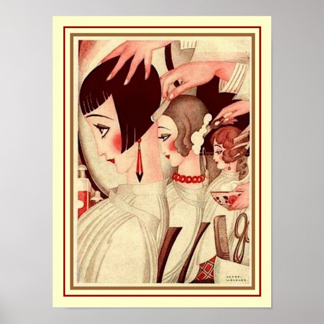 "Cheveux Courts" 12 x 16 Deco Print - Gerda Wegene Poster (Framsidan)