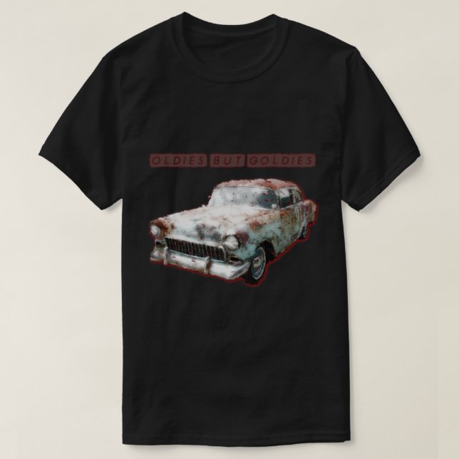 Chevrolet 1955 Chevrolet Bel Luft T Shirt (Design framsida)