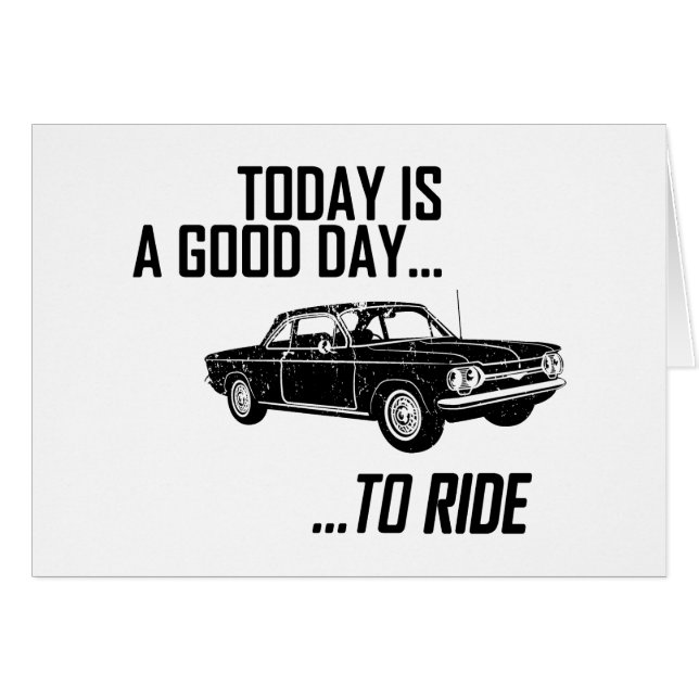 Chevrolet 1964 Corvair Hälsningskort (Framsidan Horizontal)