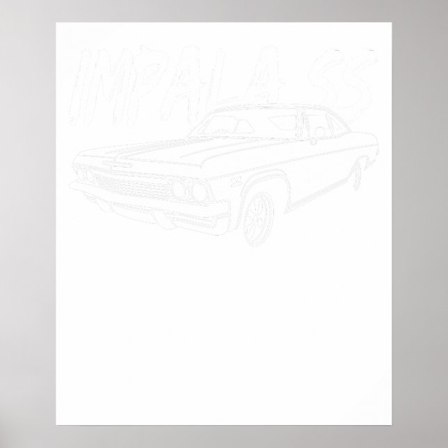 Chevrolet 1965 Impala ss 1 Poster (Framsidan)