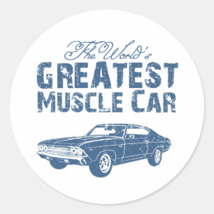 Chevrolet 1969 Chevelle 396 SS Runt Klistermärke