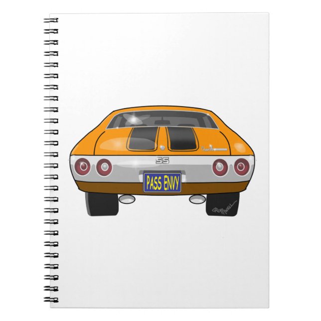 Chevrolet 1972 Chevelle Anteckningsbok (Framsidan)