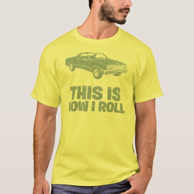 Chevrolet 1977 El Camino T-shirt (Framsida)