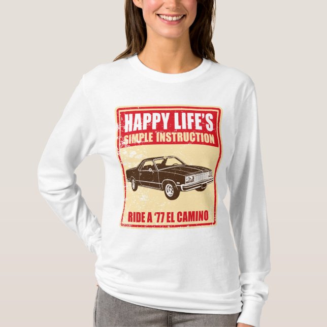 Chevrolet 1977 El Camino Tee (Framsida)