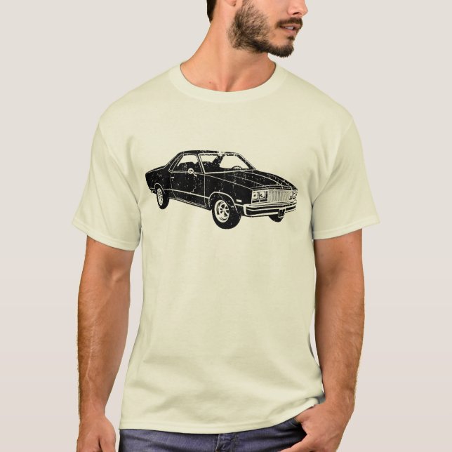 Chevrolet 1977 El Camino Tee Shirt (Framsida)