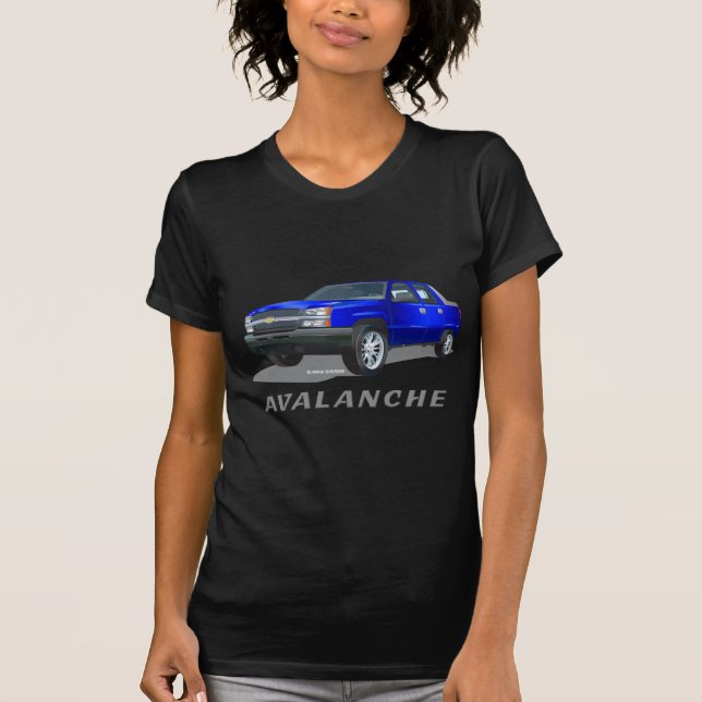 Chevrolet Avalanche Blue T-shirt (Framsida)