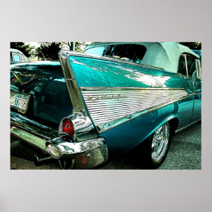 Chevrolet Bel Air cabriolet 1957 Poster