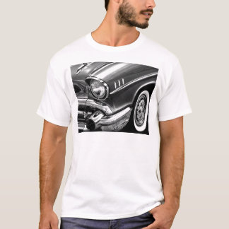 Chevrolet Bel Air svart 1957 & vit T-shirt