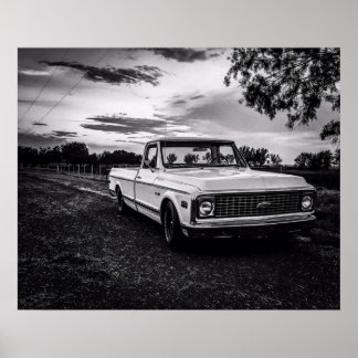 Chevrolet C10 Chevy Pickupa Lastbil Poster