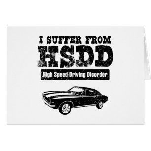 Chevrolet Camaro 1967 SS 396 Hälsningskort