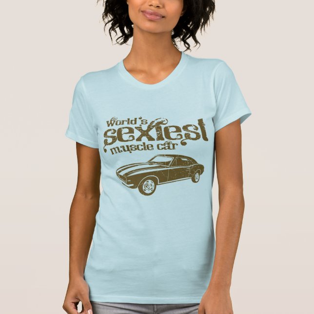 Chevrolet Camaro 1967 SS 396 T-shirt (Framsida)