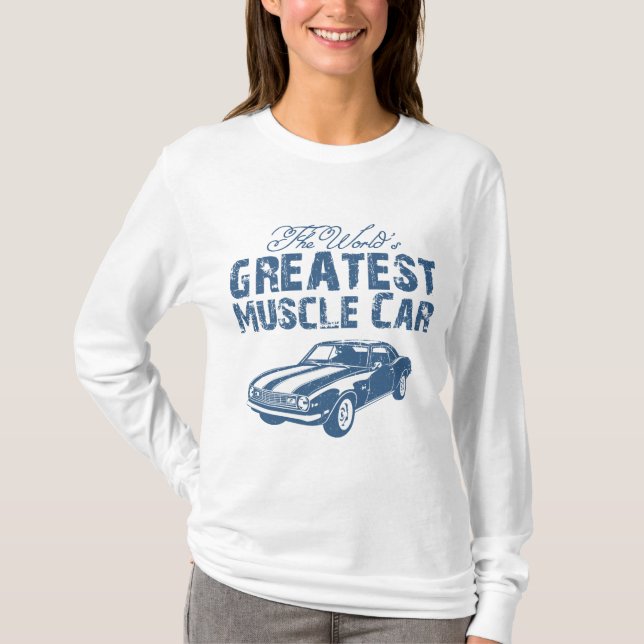 Chevrolet Camaro 1968 Z28 T Shirt (Framsida)