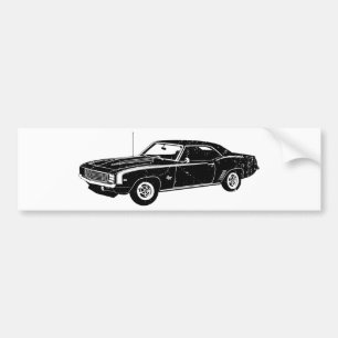 Chevrolet Camaro 1969 SS Bildekal