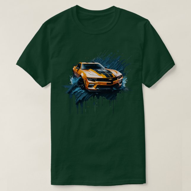 Chevrolet Camaro 1 T Shirt (Design framsida)