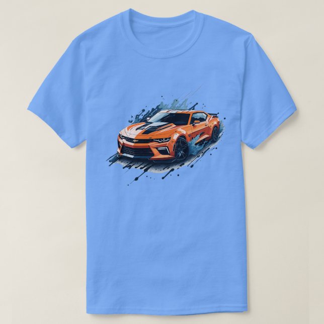 Chevrolet Camaro 2 T Shirt (Design framsida)