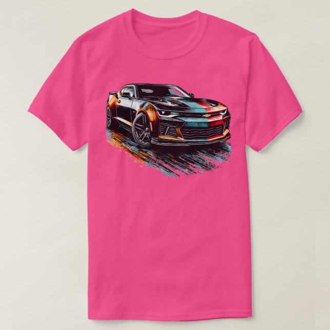 Chevrolet Camaro 2 T Shirt (Design framsida)