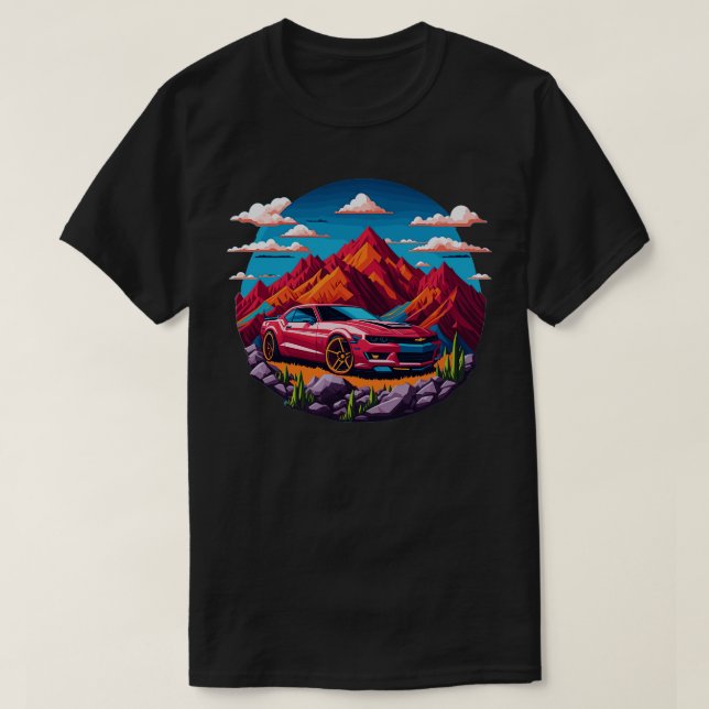 Chevrolet Camaro 3 T Shirt (Design framsida)