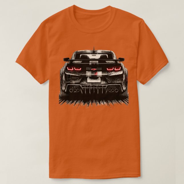 Chevrolet Camaro 6 T Shirt (Design framsida)