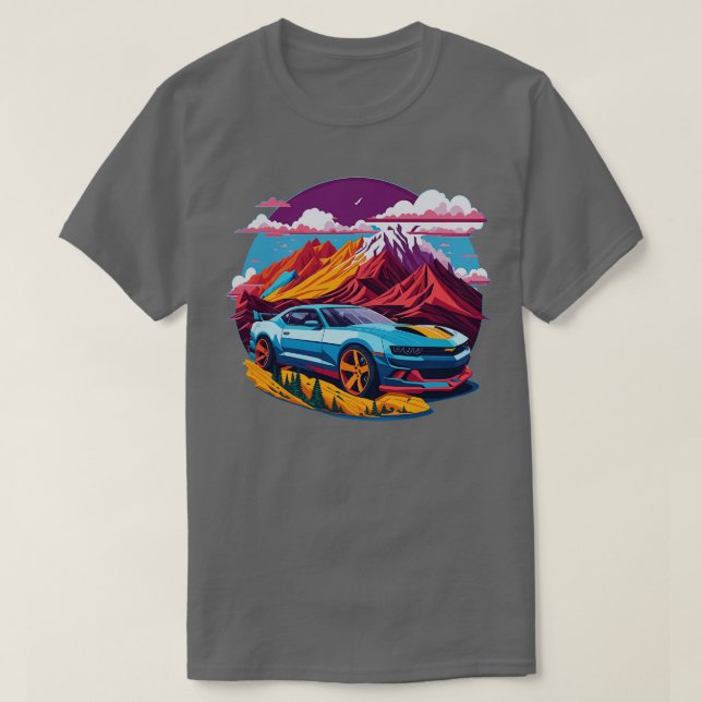 Chevrolet Camaro Älskare T Shirt (Design framsida)