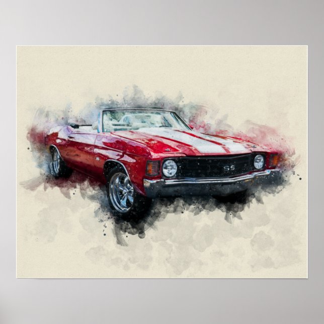 Chevrolet Camaro Poster (Framsidan)