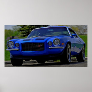 Chevrolet Camaro RS affisch 1972