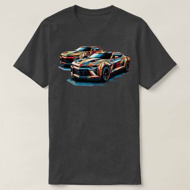 Chevrolet Camaro TShirt T Shirt (Design framsida)