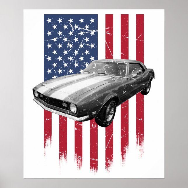 Chevrolet Camaro z28 Poster (Framsidan)