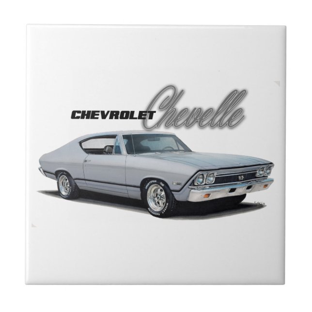 Chevrolet Chevelle SS Kakelplatta (Framsidan)