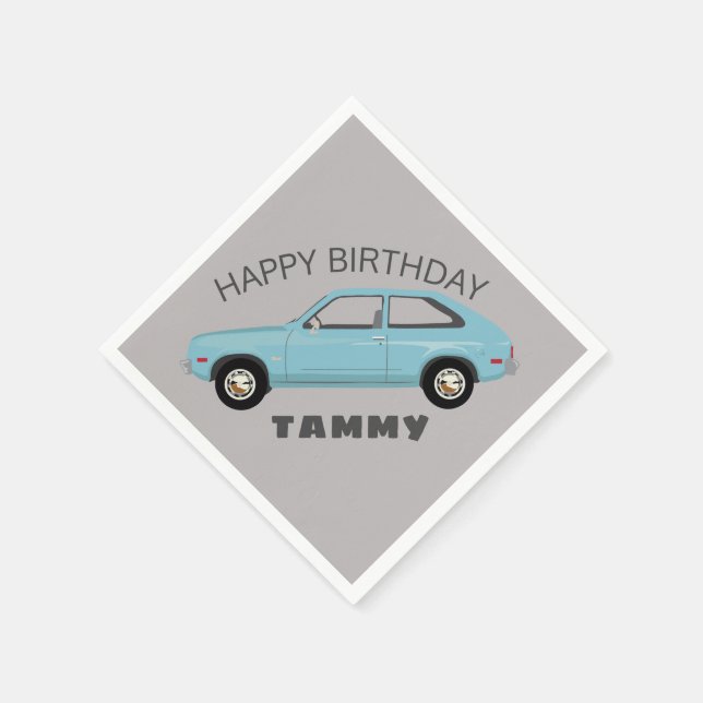 Chevrolet Chevette Vette retro Classic car Pappersservett (Hörn)