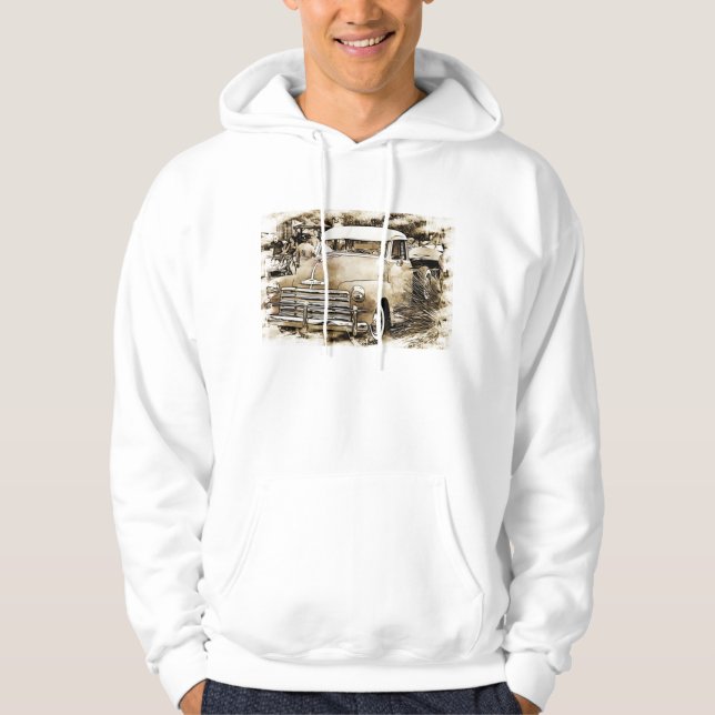 Chevrolet Chevy Lastbil 1950 Hoodie (Framsida)