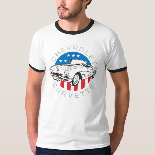 Chevrolet Corvette 1959 T-shirt (Framsida)