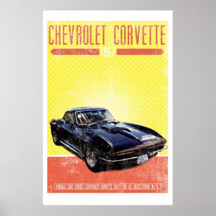 Chevrolet Corvette 1967 Poster