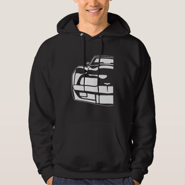 Chevrolet Corvette 1979 C3 3 Hoodie (Framsida)