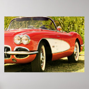 Chevrolet Corvette c1-1958 Poster