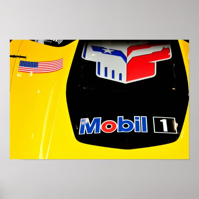 Chevrolet Corvette C7.R Front View Poster (Framsidan)