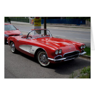 Chevrolet Corvette Hälsningskort