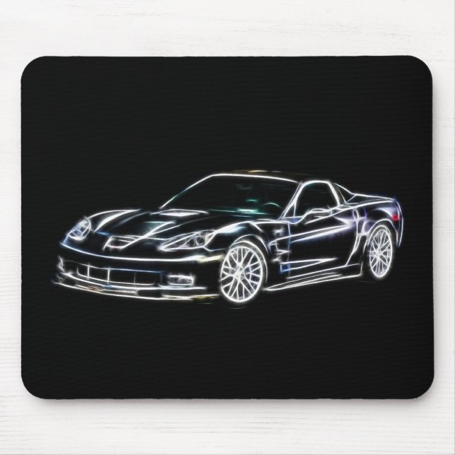 Chevrolet Corvette Mousepad Musmatta (Framsidan)