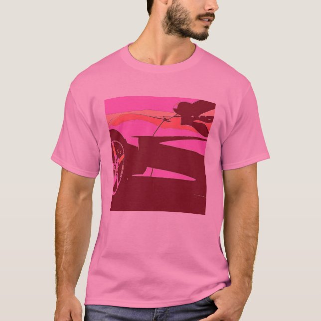 Chevrolet Corvette Pop Art Tee (Framsida)