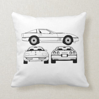 Chevrolet Corvette schematisk cussion 1984 Kudde