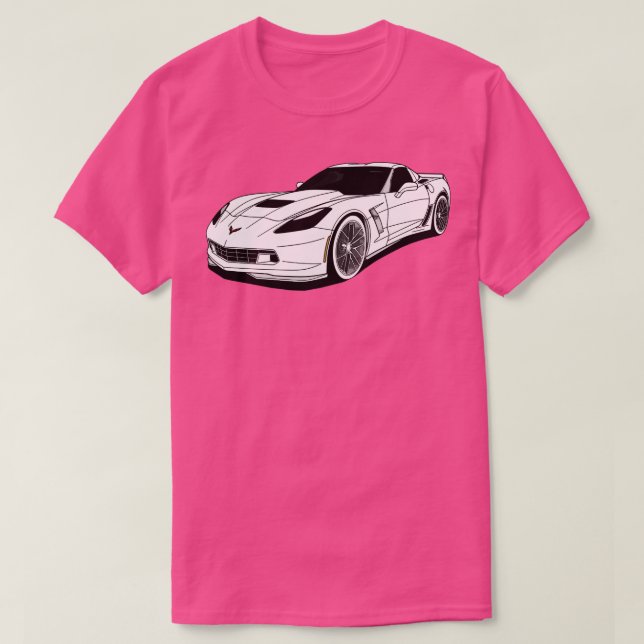 Chevrolet Corvette Z06 1 T Shirt (Design framsida)