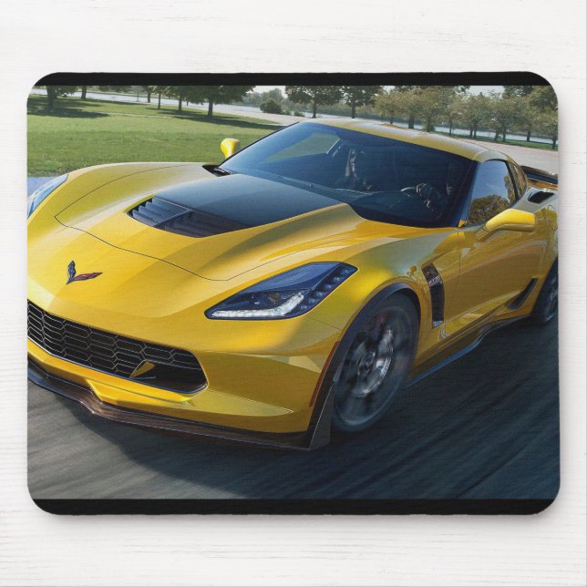 Chevrolet Corvette Z06 Mousepad Musmatta (Framsidan)