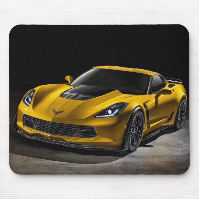 Chevrolet Corvette Z06 Mousepad Musmatta (Framsidan)