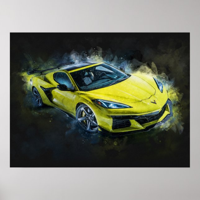 Chevrolet Corvette Z06 Poster (Framsidan)