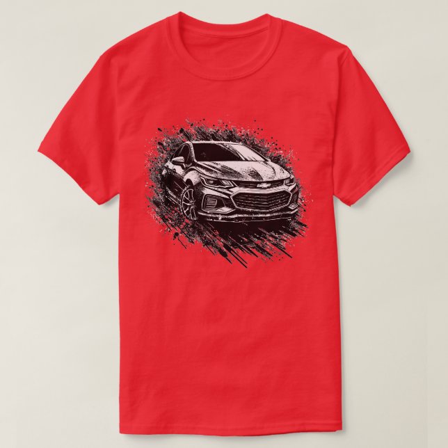 Chevrolet Cruze 4 T Shirt (Design framsida)