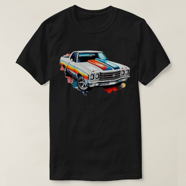 Chevrolet El Camino 1973 2 T Shirt (Design framsida)