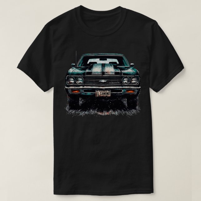 Chevrolet El Camino 7 T Shirt (Design framsida)
